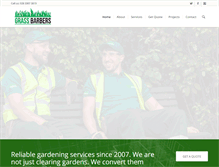 Tablet Screenshot of grassbarbers.co.uk